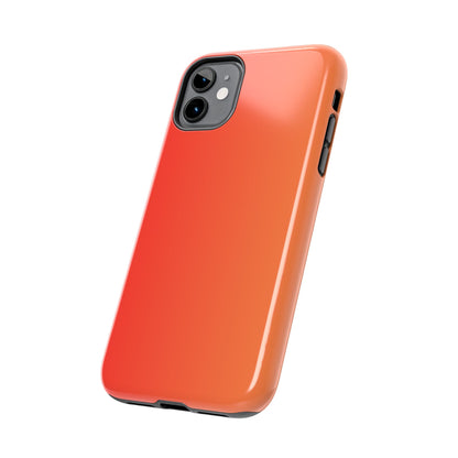 Vibrant Red Orange Phone Case