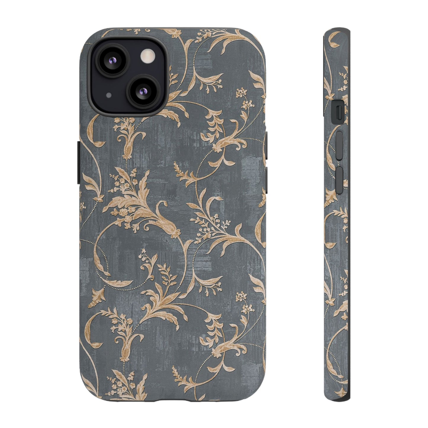 Old-Fashioned Flower Phone Case – Aesthetic Protective Cover for iPhone & Samsung - JGUS