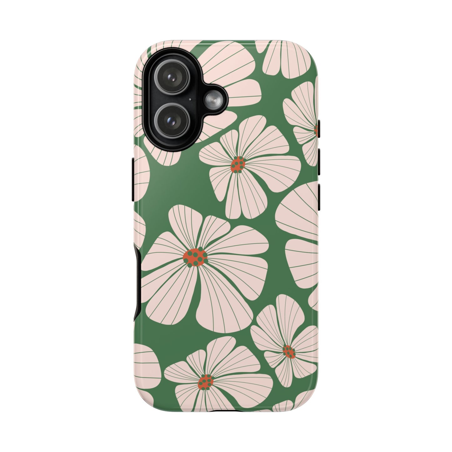 Retro Floral Abstract Phone Case – Vintage 70s & 80s Aesthetic for iPhone & Samsung - JGUS