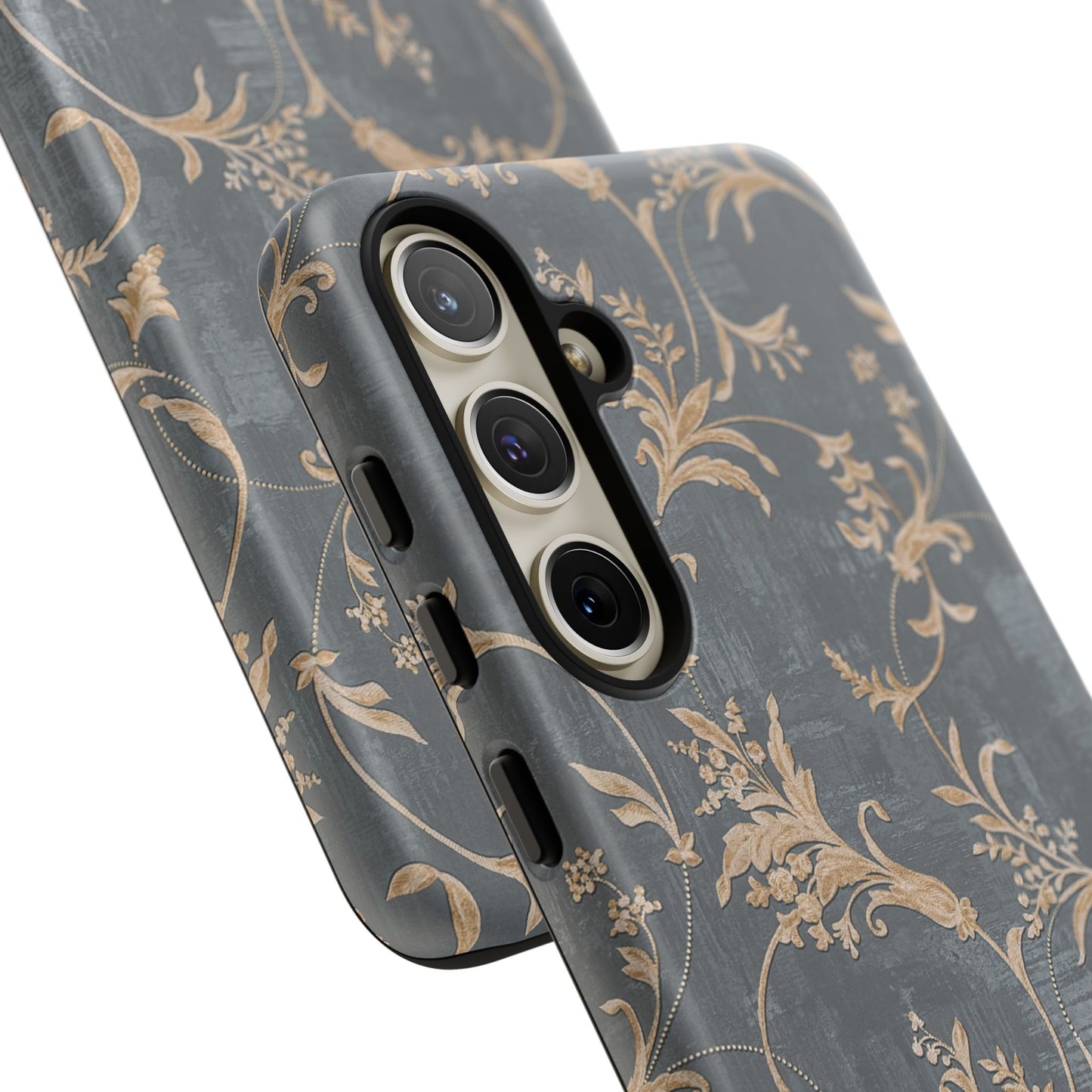 Old-Fashioned Flower Phone Case – Aesthetic Protective Cover for iPhone & Samsung - JGUS