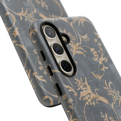 Old-Fashioned Flower Phone Case – Aesthetic Protective Cover for iPhone & Samsung - JGUS