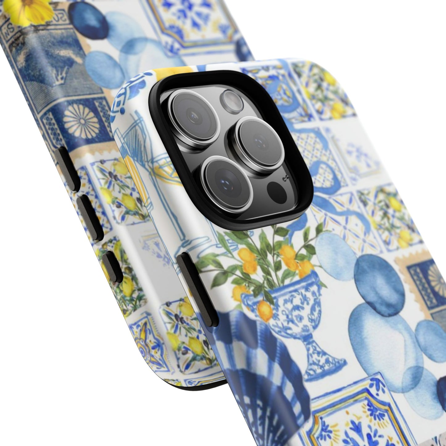 Lemon summertime collage Phone Case