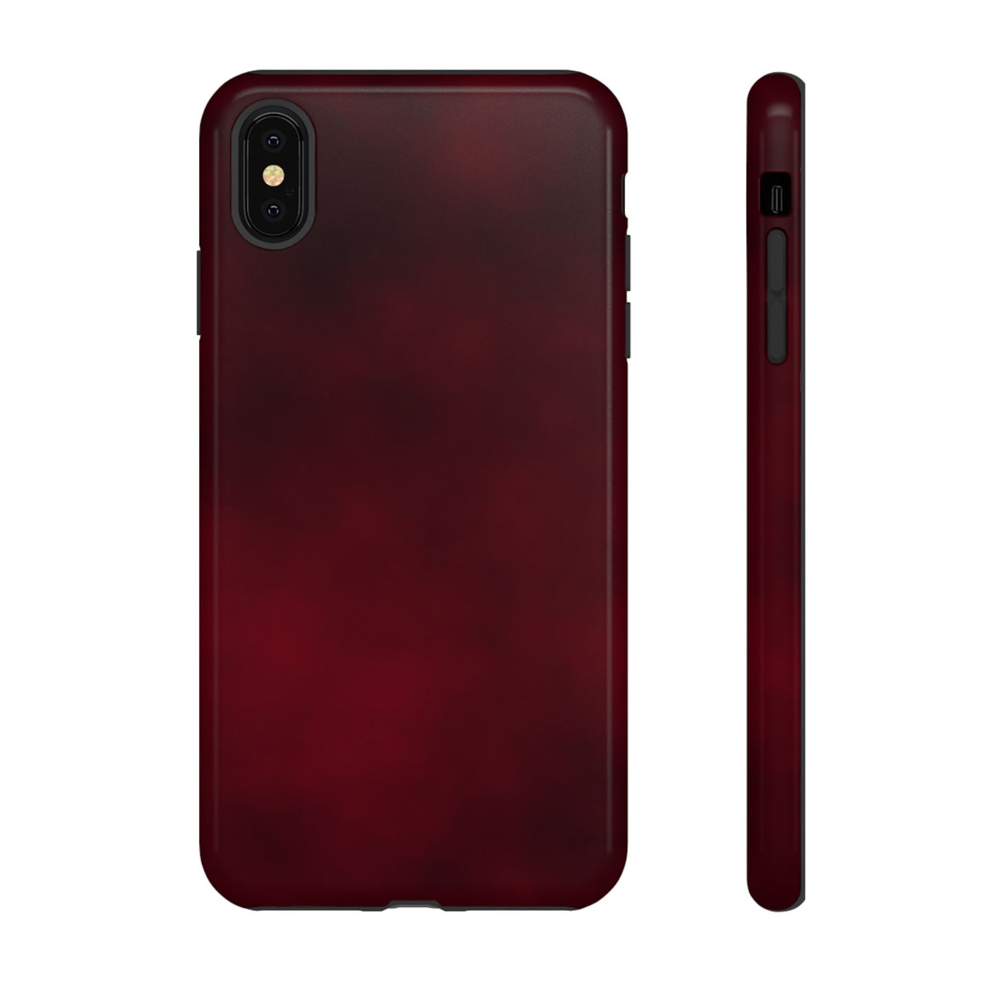 Vintage Burgundy Cherry Phone Case – Elegant Floral Design for iPhone 17 & Samsung Galaxy | Tough Protective Cover - JGUS