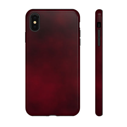 Vintage Burgundy Cherry Phone Case – Elegant Floral Design for iPhone 17 & Samsung Galaxy | Tough Protective Cover - JGUS