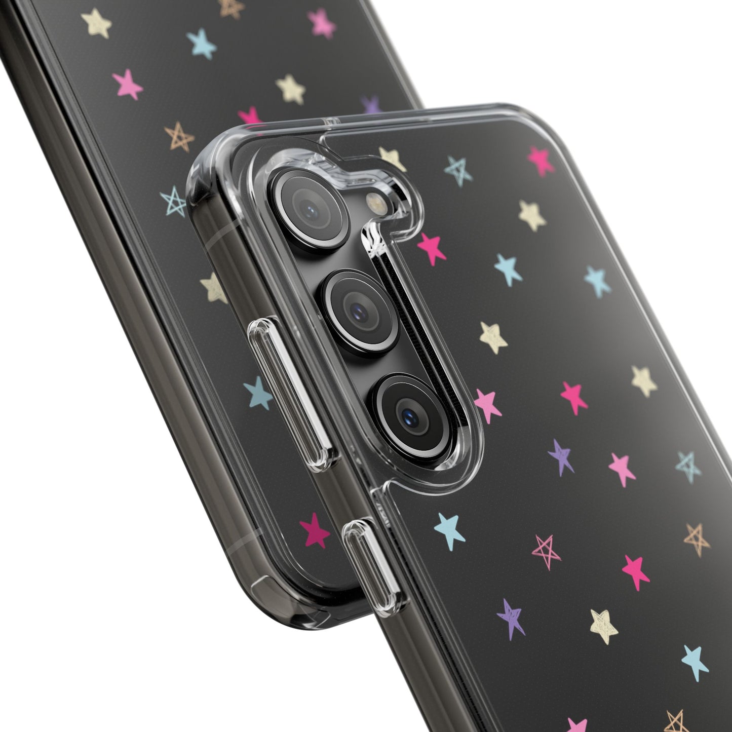 Star Pattern Clear Phone Case – Stylish & Durable Protection for Your Phone