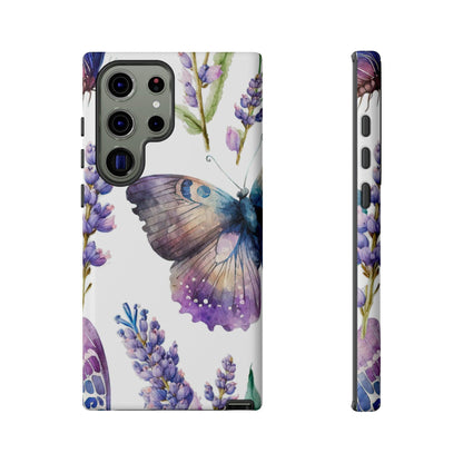 Lavender Butterfly Protective Phone Case