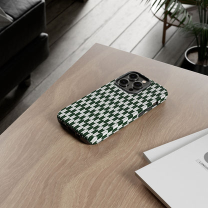 Green Harmony Geometric Phone Case – Durable, Slim, and MagSafe Compatible - JGUS