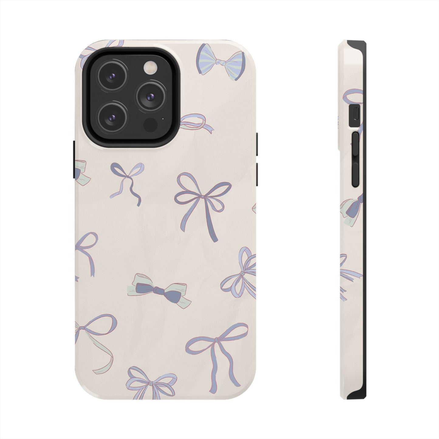 Coquette Pattern Ribbon bow Phone Case iPhone