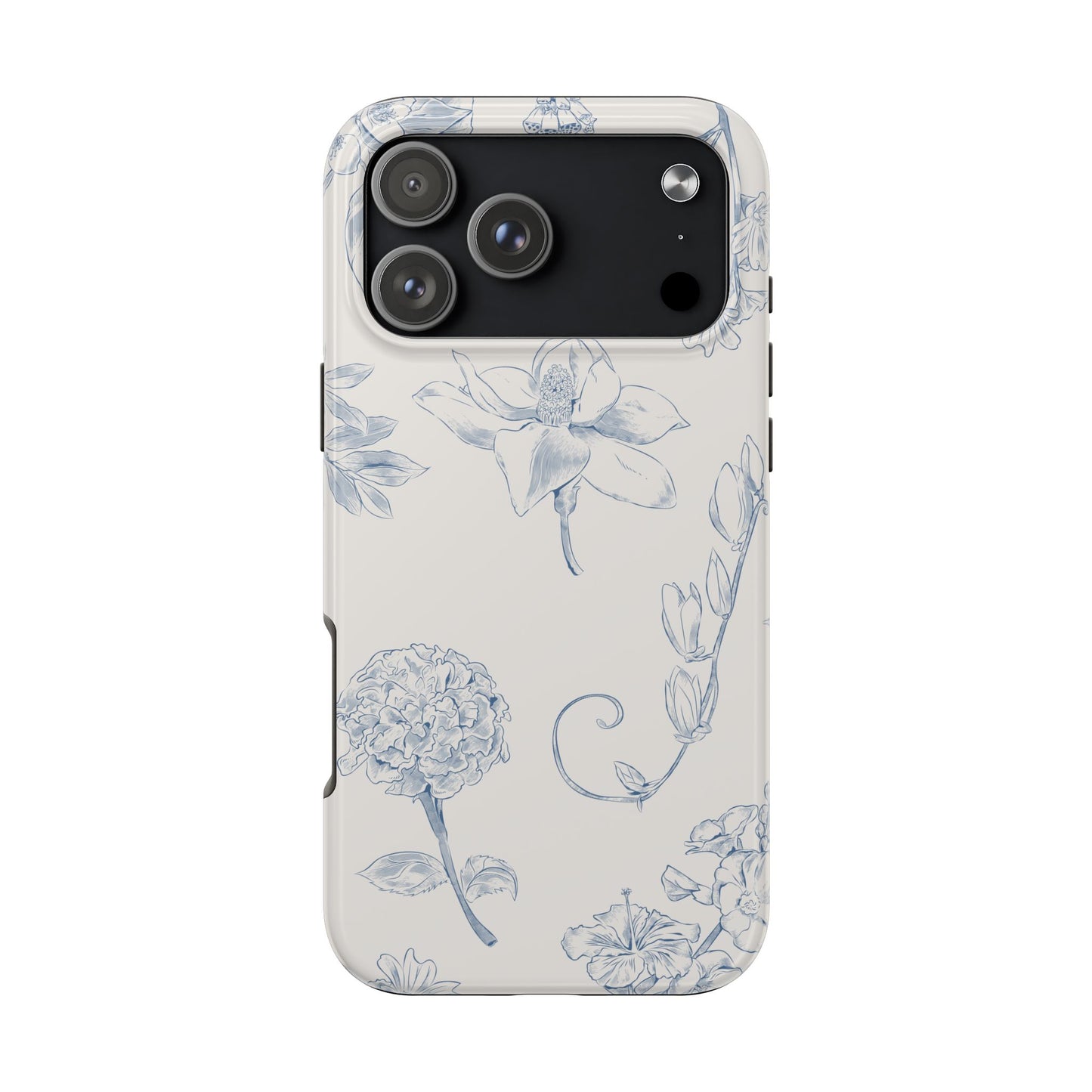 Jasmine Sketch Phone Case – Artistic Design, Slim, Durable & MagSafe Compatible