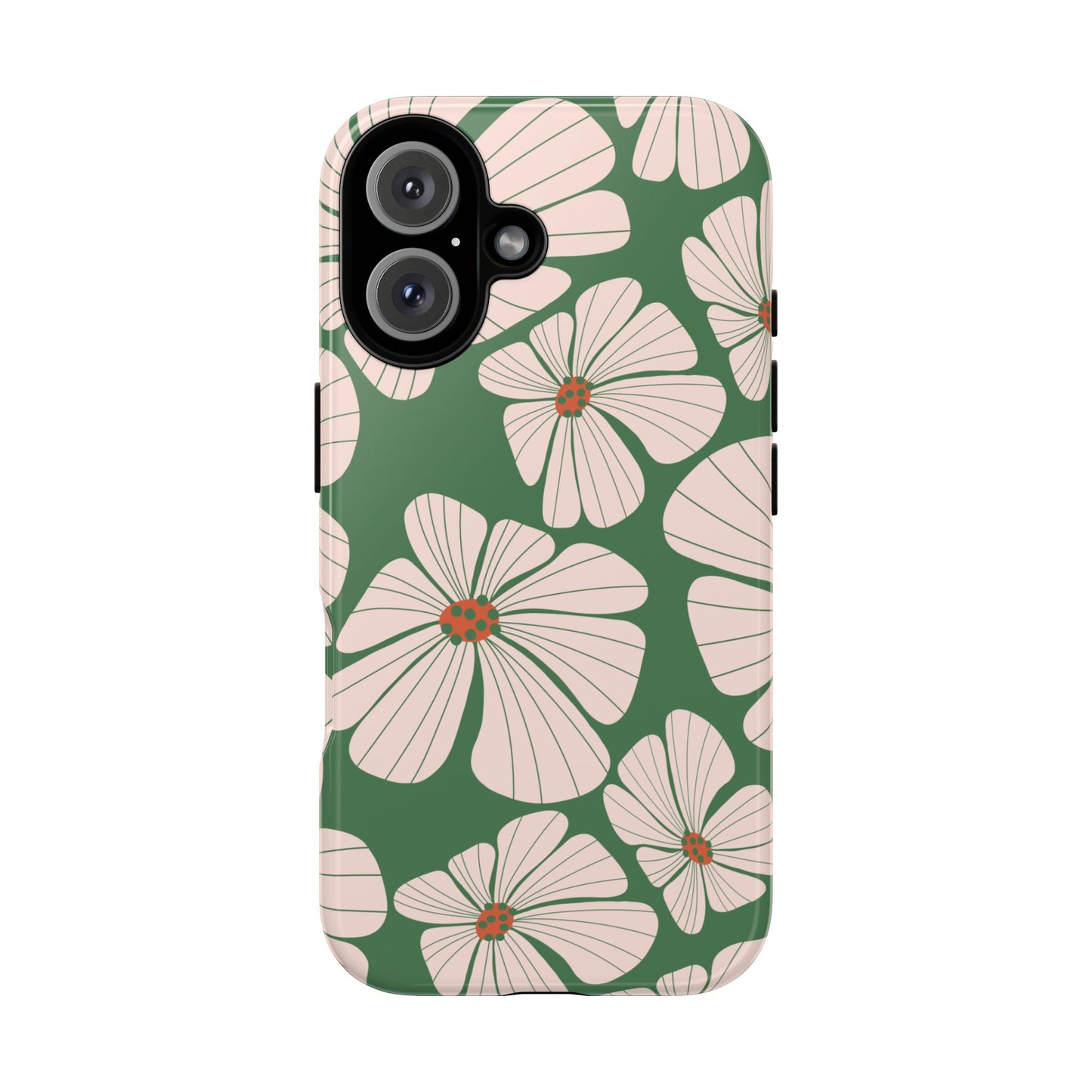 Retro Floral Abstract Phone Case – Vintage 70s & 80s Aesthetic for iPhone & Samsung - JGUS