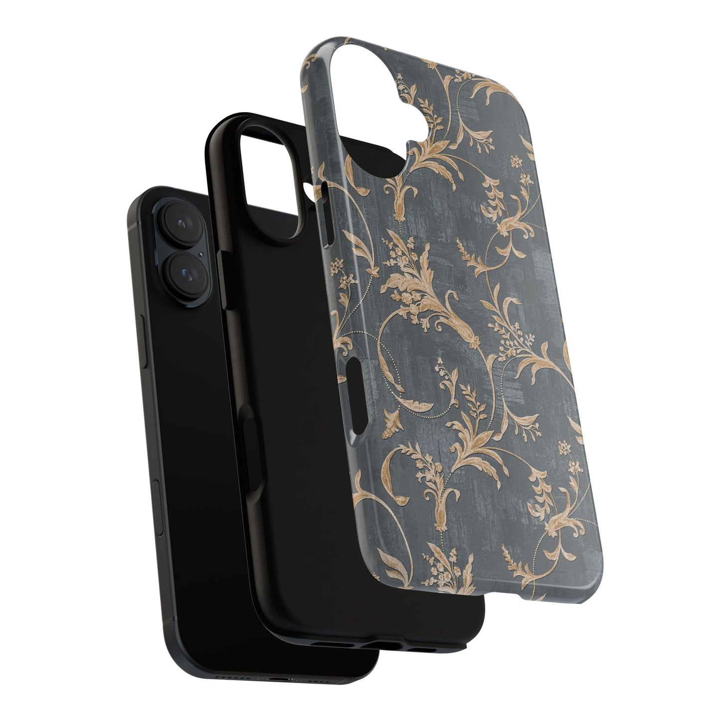 Old-Fashioned Flower Phone Case – Aesthetic Protective Cover for iPhone & Samsung - JGUS