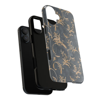 Old-Fashioned Flower Phone Case – Aesthetic Protective Cover for iPhone & Samsung - JGUS