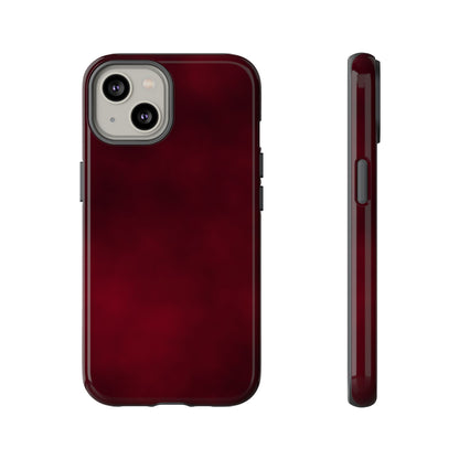 Vintage Burgundy Cherry Phone Case – Elegant Floral Design for iPhone 17 & Samsung Galaxy | Tough Protective Cover - JGUS