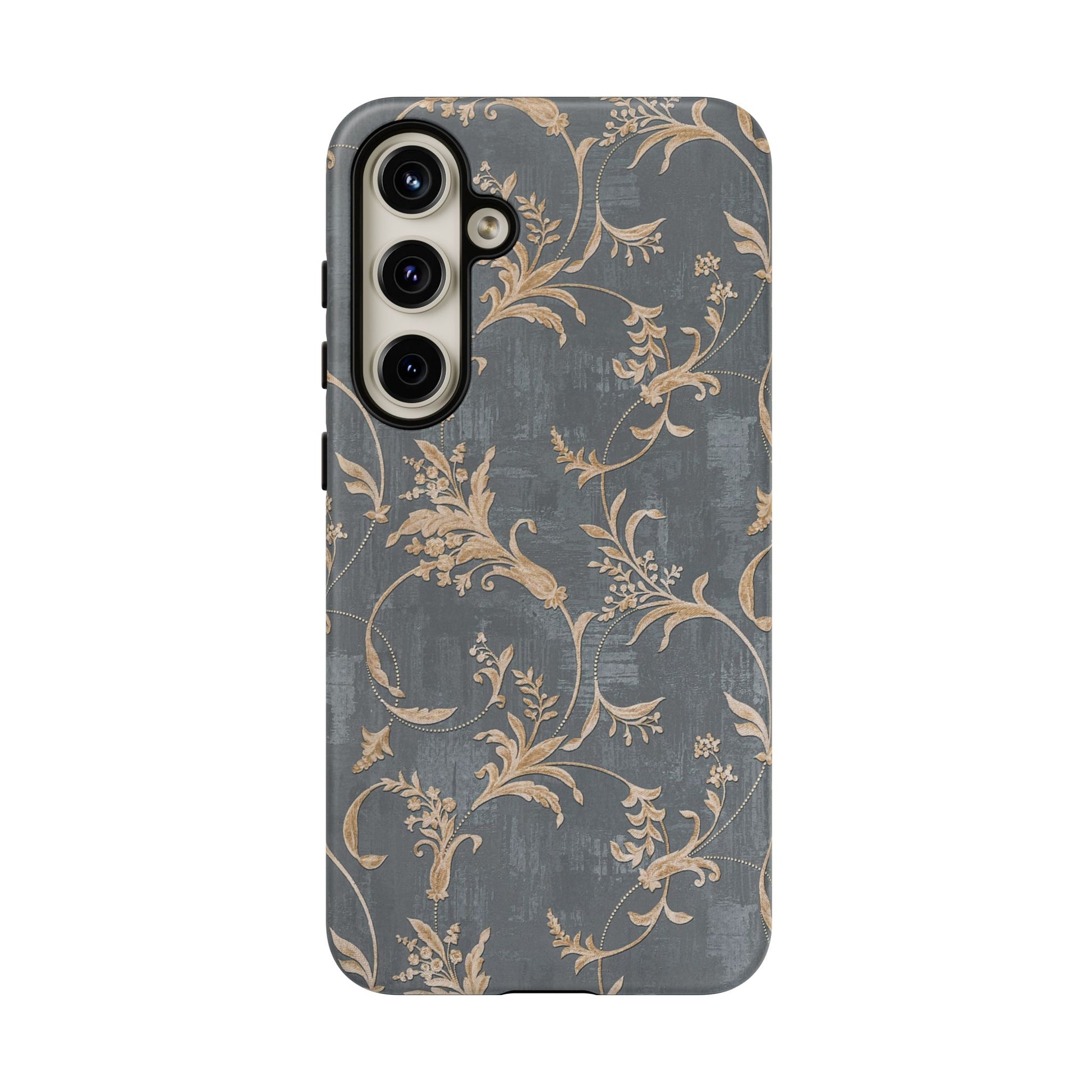 Old-Fashioned Flower Phone Case – Aesthetic Protective Cover for iPhone & Samsung - JGUS