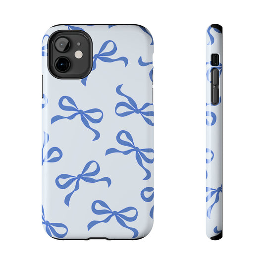 Vintage Blue Bow Phone Case