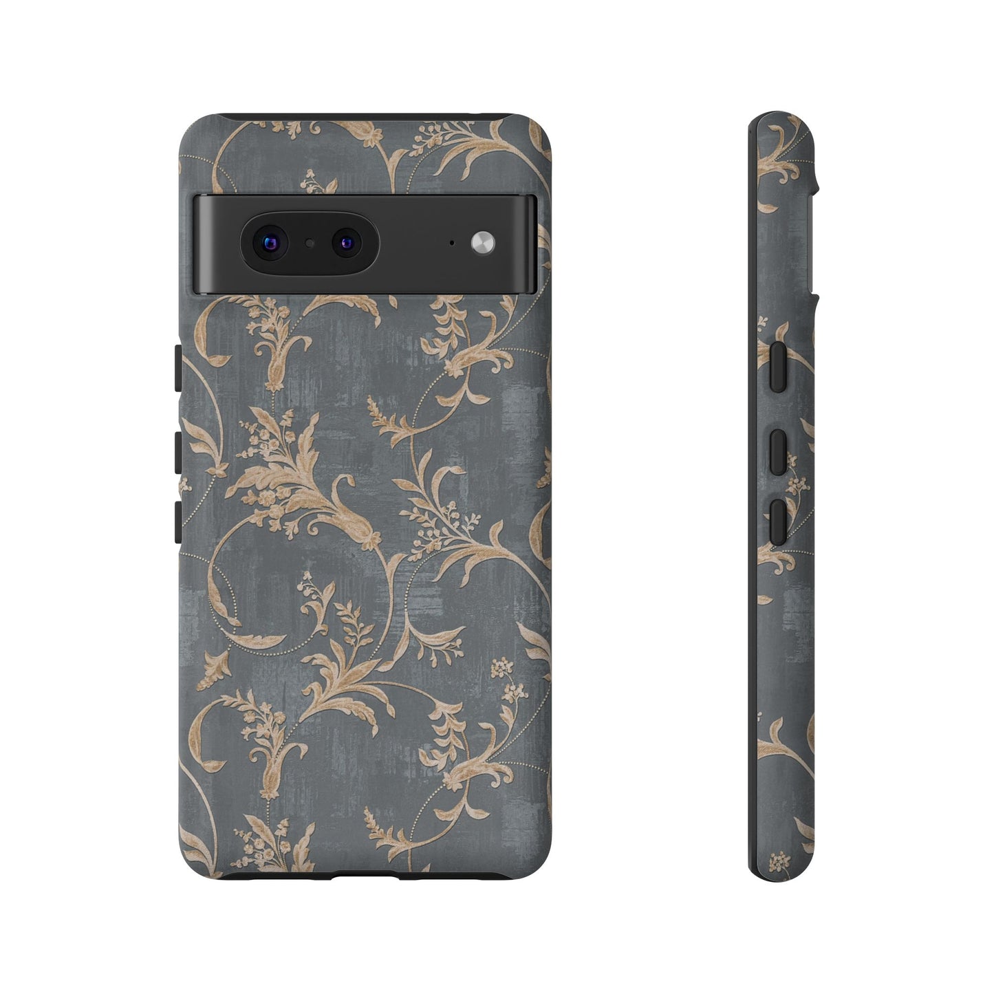 Old-Fashioned Flower Phone Case – Aesthetic Protective Cover for iPhone & Samsung - JGUS