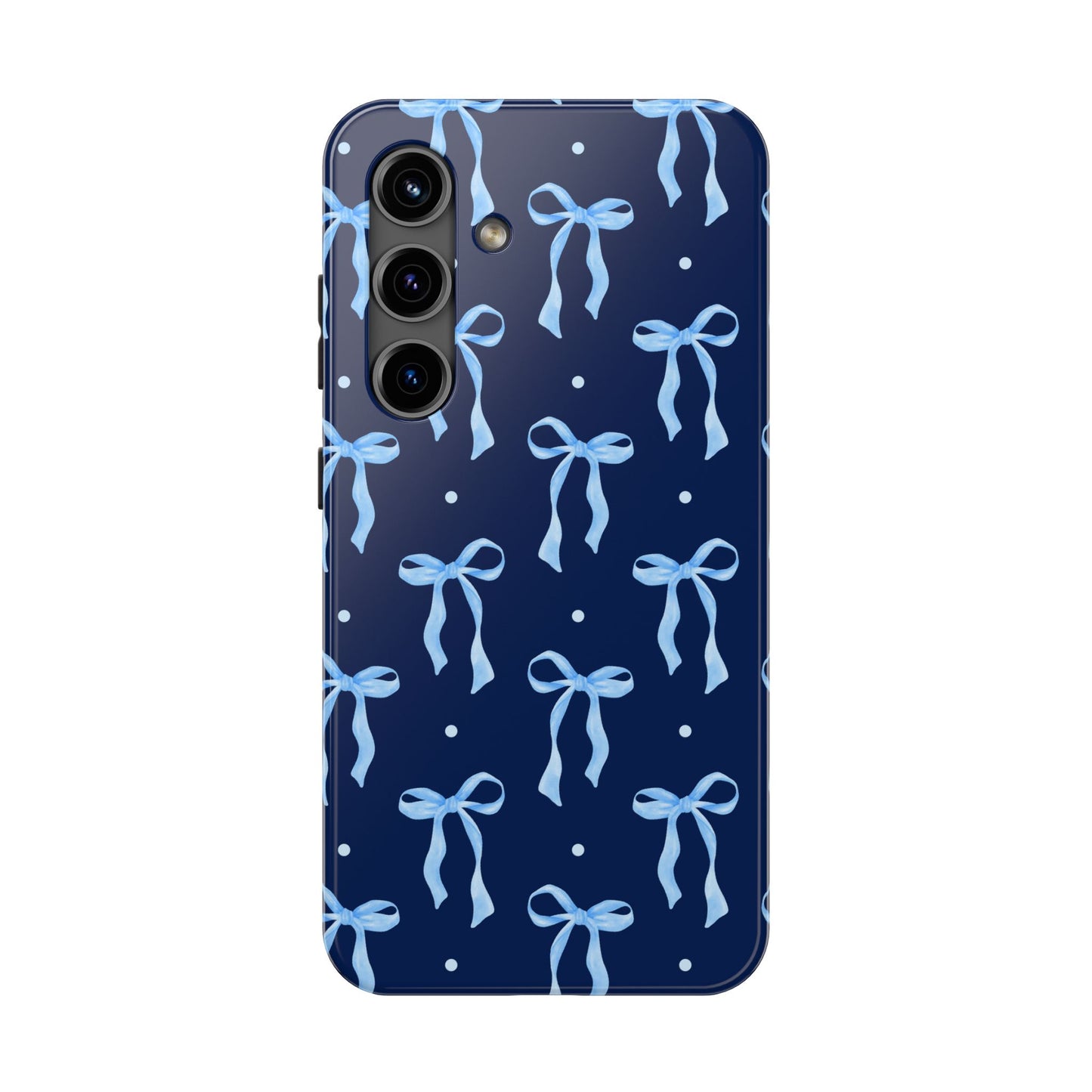 Bows and Blues Phone Case – Cute & Durable Bow Print Case for iPhone & Samsung
