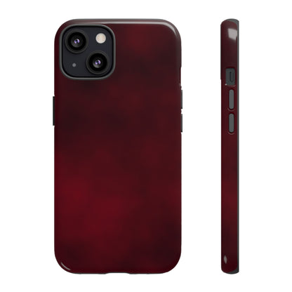 Vintage Burgundy Cherry Phone Case – Elegant Floral Design for iPhone 17 & Samsung Galaxy | Tough Protective Cover - JGUS