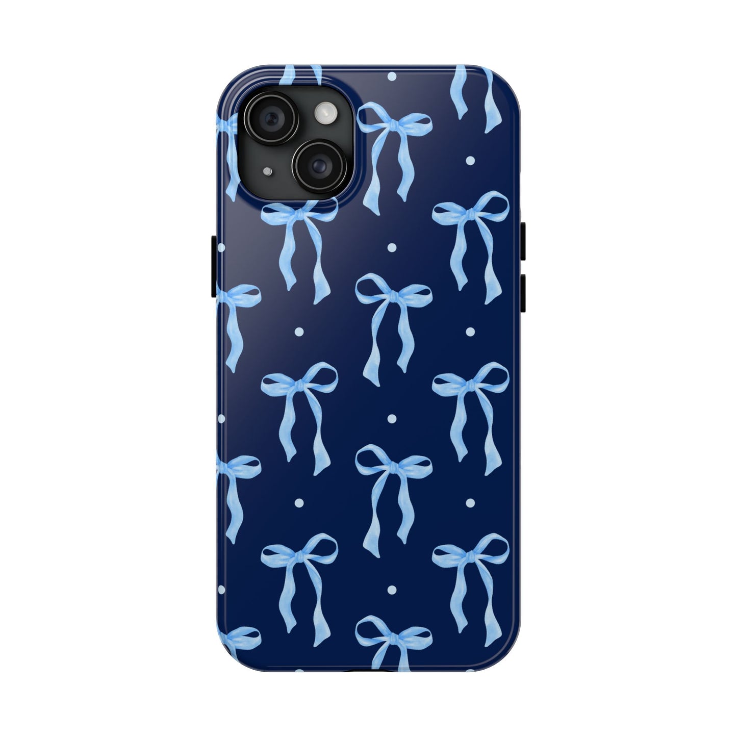 Bows and Blues Phone Case – Cute & Durable Bow Print Case for iPhone & Samsung