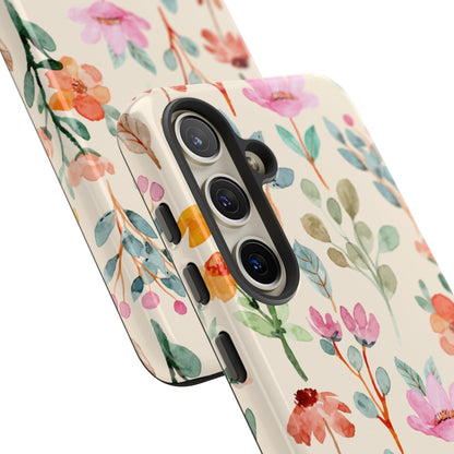 Petal Splash Watercolor Symphony Phone Case