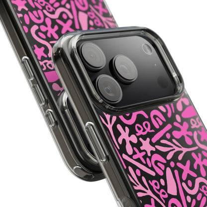 Abstract Vibes Clear Phone Case