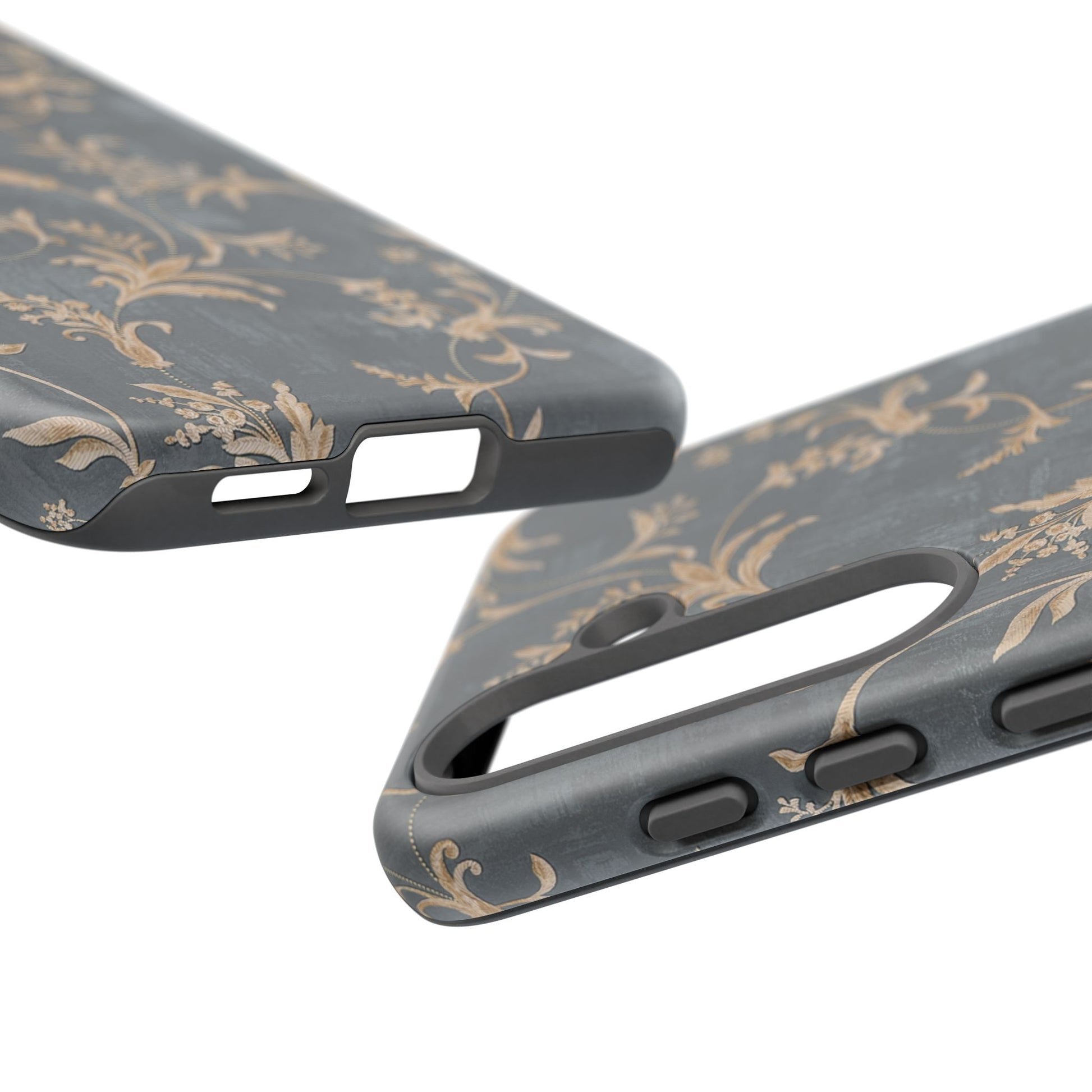 Old-Fashioned Flower Phone Case – Aesthetic Protective Cover for iPhone & Samsung - JGUS