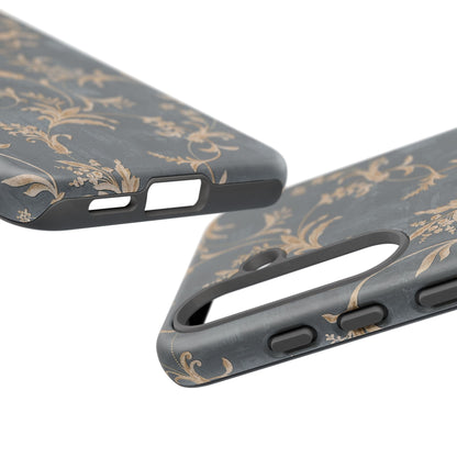 Old-Fashioned Flower Phone Case – Aesthetic Protective Cover for iPhone & Samsung - JGUS