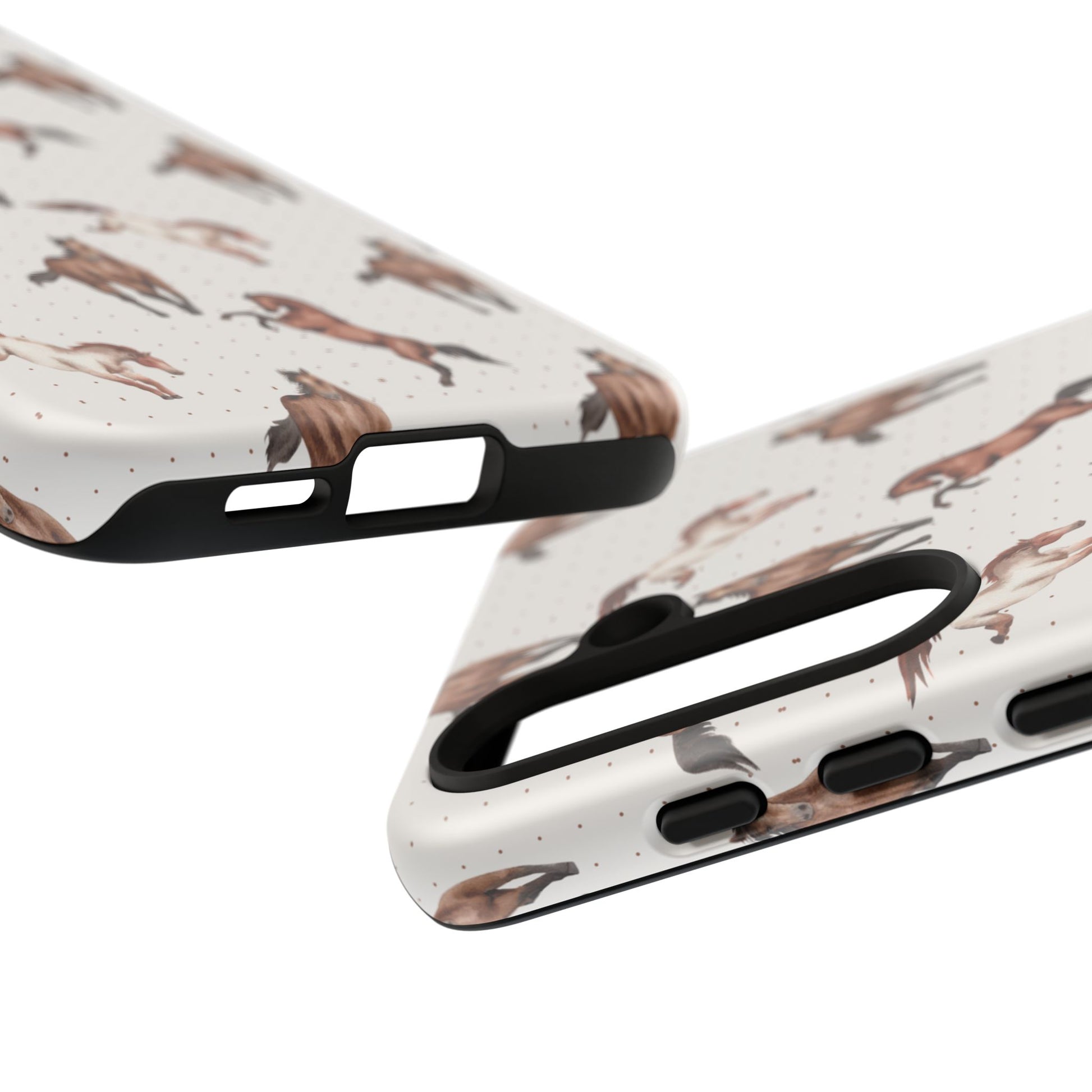 Wild Mustang Horse Pattern Phone Case – Stylish, Protective & Eco-Friendly - JGUS
