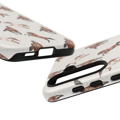 Wild Mustang Horse Pattern Phone Case – Stylish, Protective & Eco-Friendly - JGUS