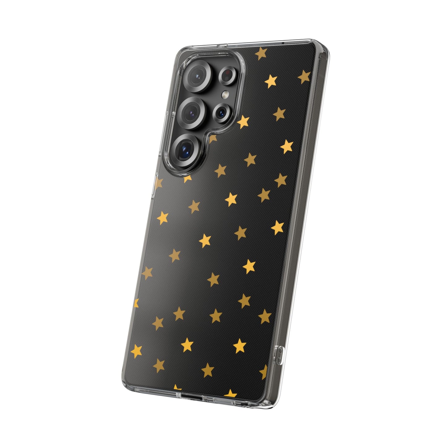 Yellow Stars Clear Phone Case