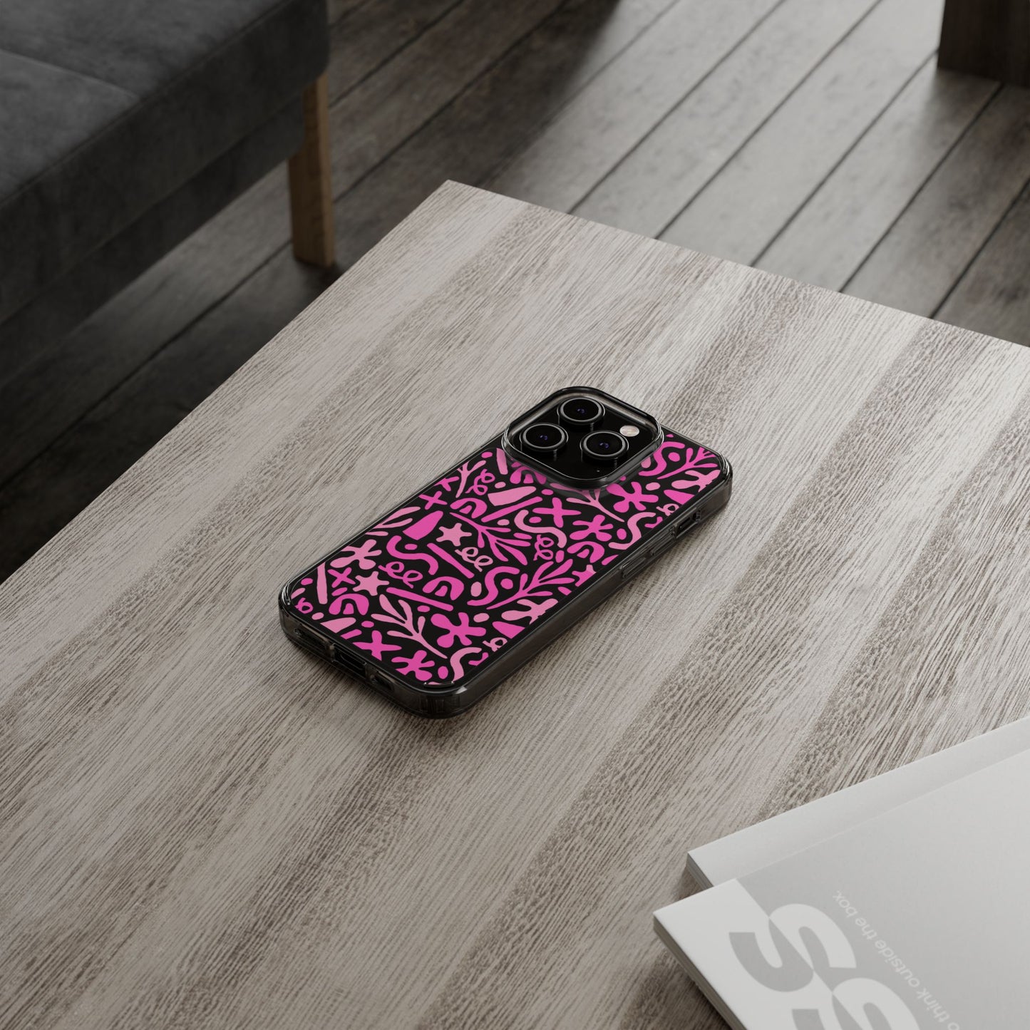 Abstract Vibes Clear Phone Case