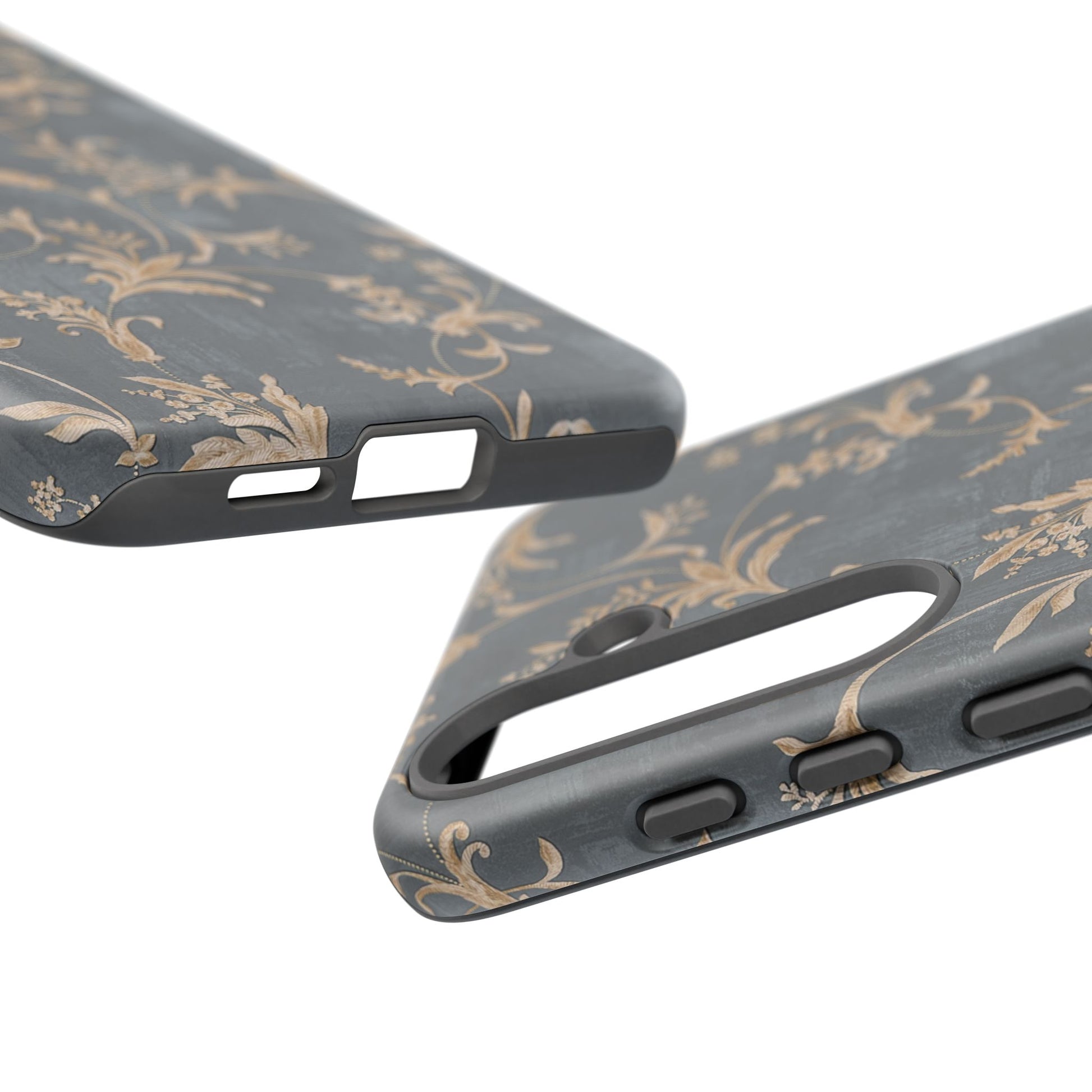 Old-Fashioned Flower Phone Case – Aesthetic Protective Cover for iPhone & Samsung - JGUS