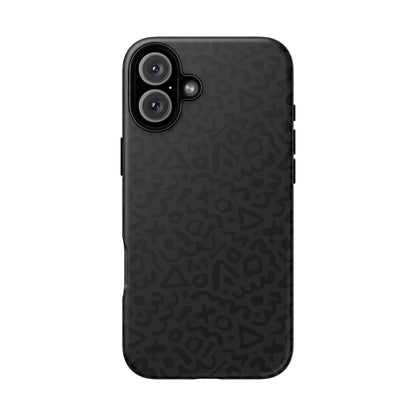 Retro Geometric Vibes Phone Case – 80s 90s Vintage Abstract Pattern for iPhone & Samsung - JGUS
