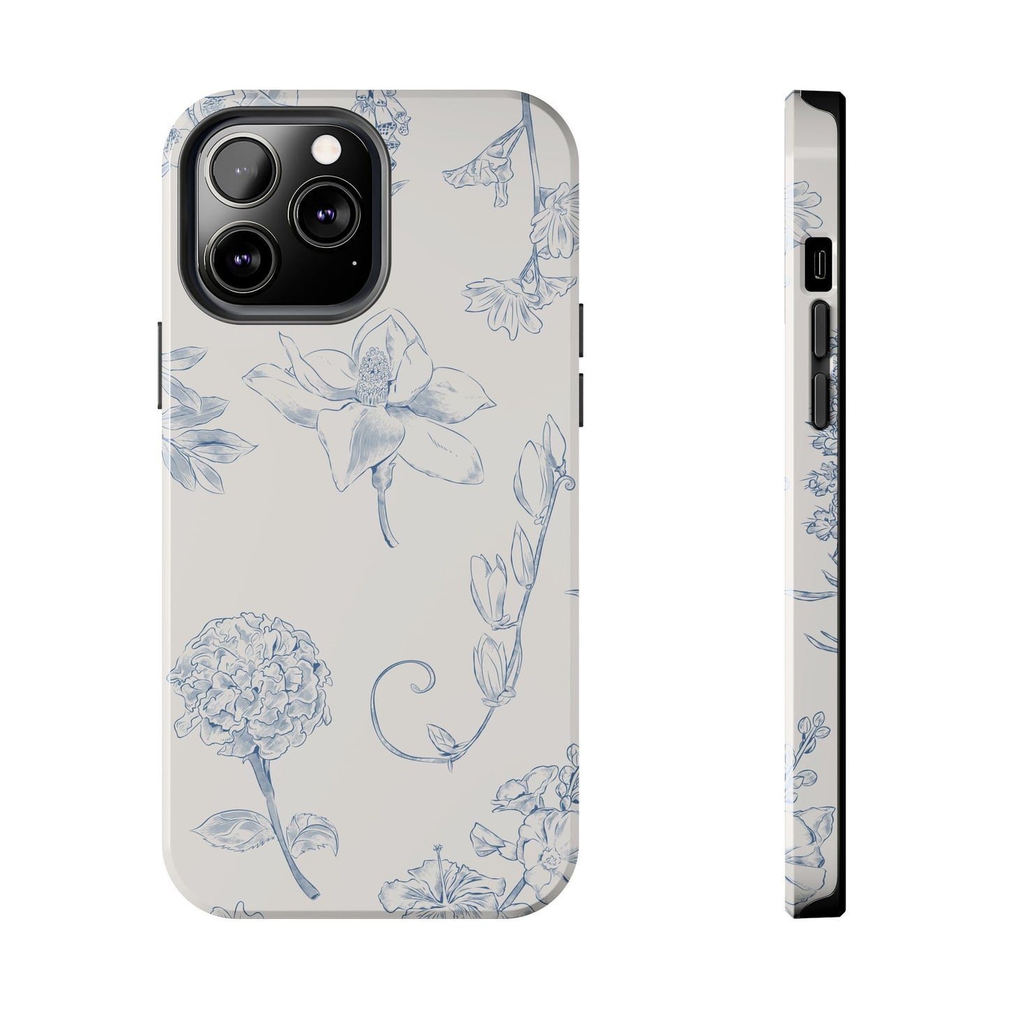 Jasmine Sketch Phone Case – Artistic Design, Slim, Durable & MagSafe Compatible