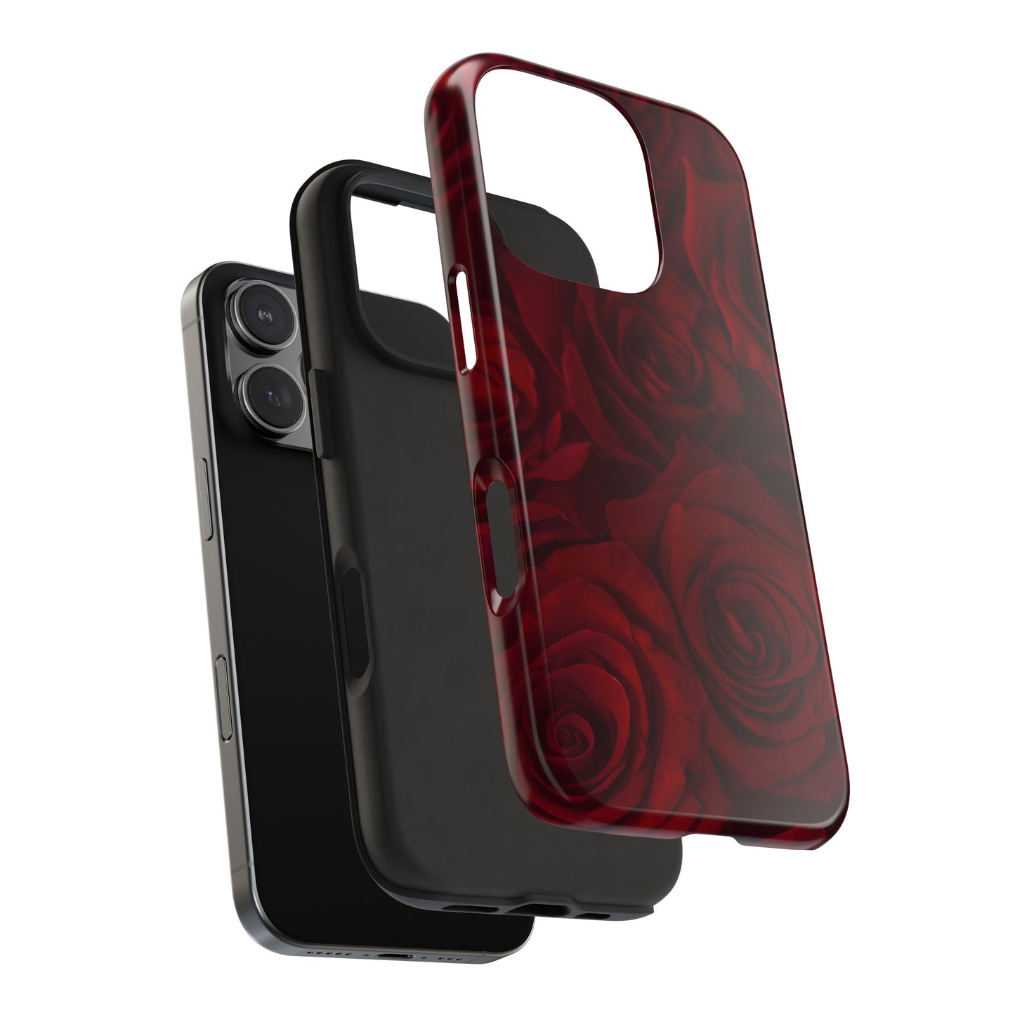 Velvet Rose - Burgundy Floral Phone Case