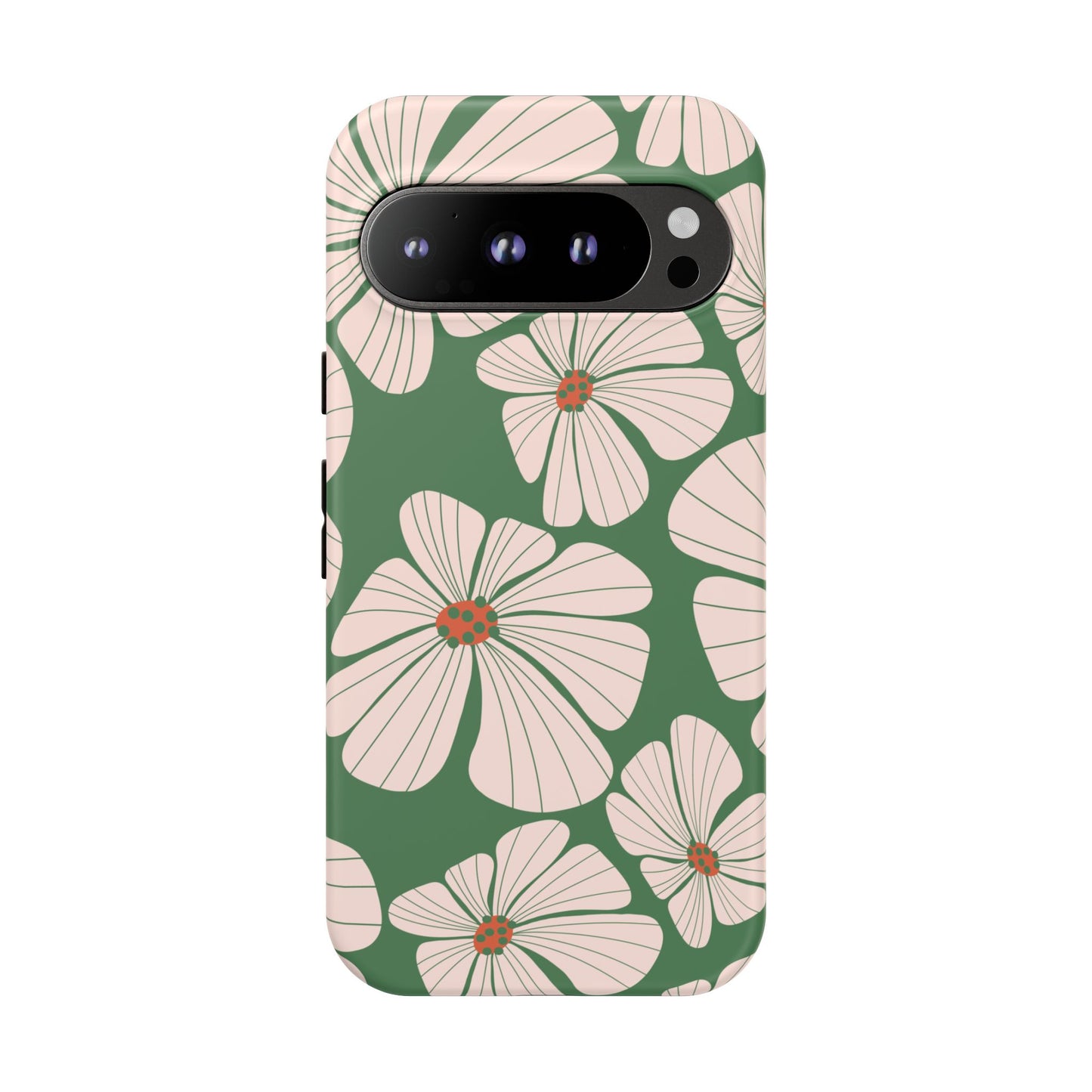 Retro Floral Abstract Phone Case – Vintage 70s & 80s Aesthetic for iPhone & Samsung - JGUS