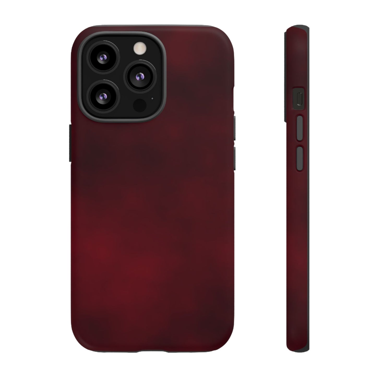 Vintage Burgundy Cherry Phone Case – Elegant Floral Design for iPhone 17 & Samsung Galaxy | Tough Protective Cover - JGUS