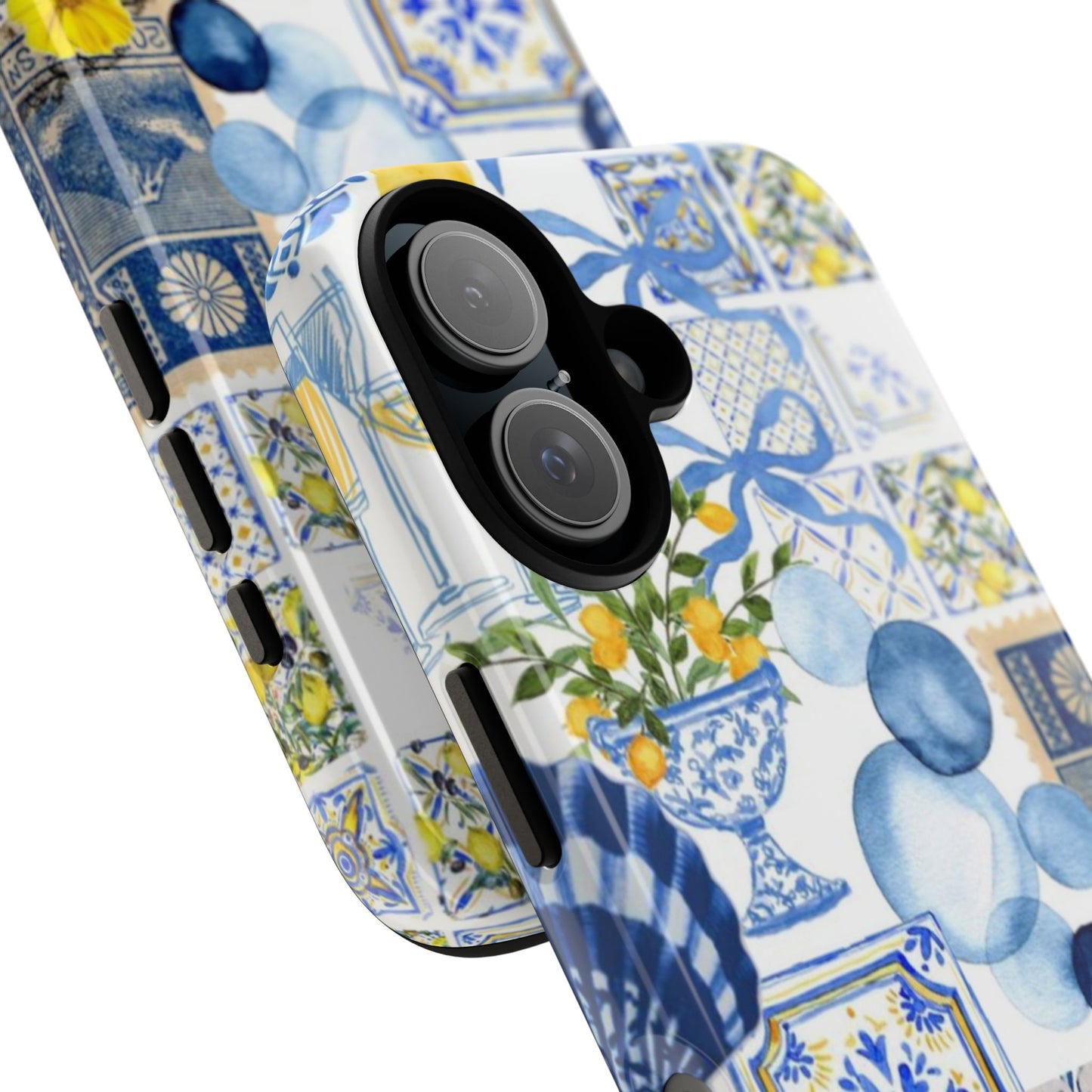 Lemon summertime collage Phone Case