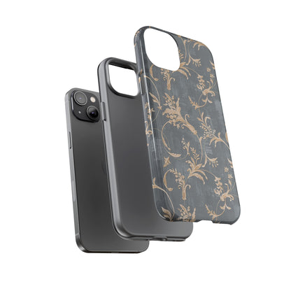 Old-Fashioned Flower Phone Case – Aesthetic Protective Cover for iPhone & Samsung - JGUS