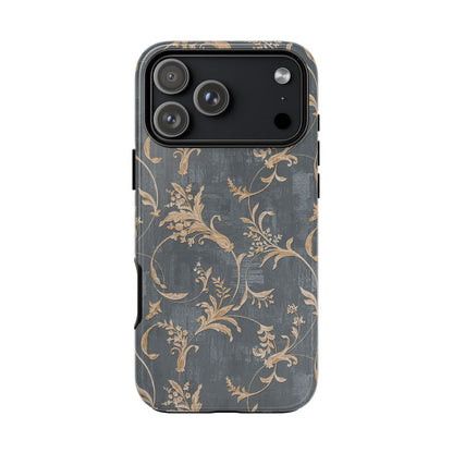 Old-Fashioned Flower Phone Case – Aesthetic Protective Cover for iPhone & Samsung - JGUS