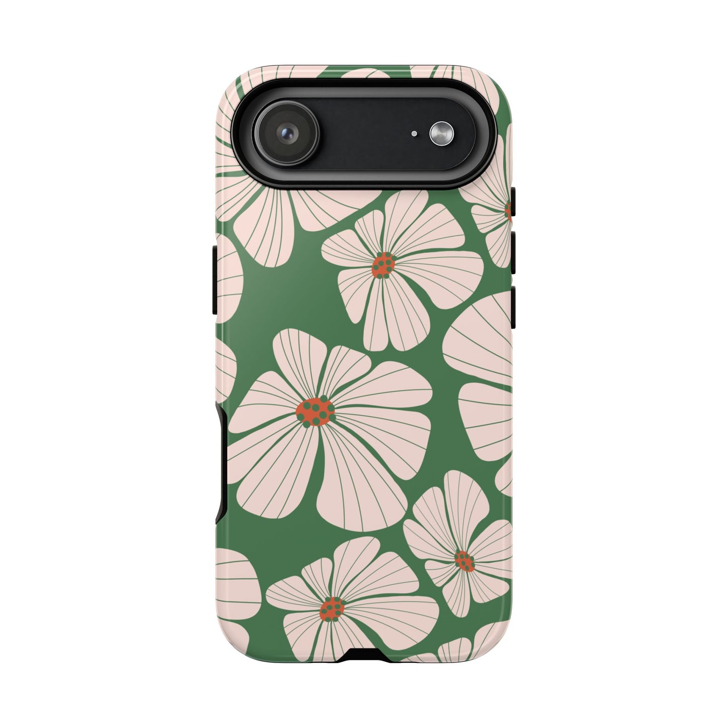 Retro Floral Abstract Phone Case – Vintage 70s & 80s Aesthetic for iPhone & Samsung - JGUS
