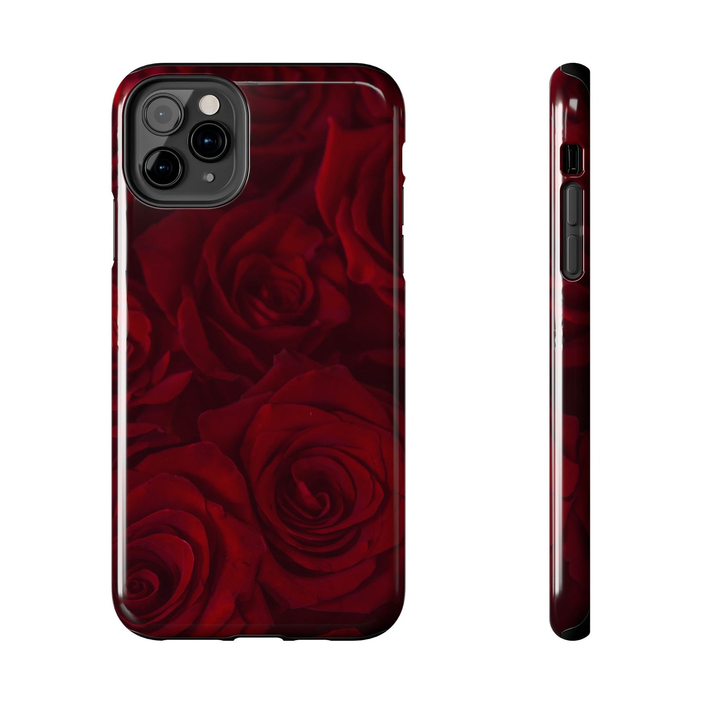 Velvet Rose - Burgundy Floral Phone Case