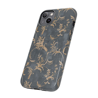 Old-Fashioned Flower Phone Case – Aesthetic Protective Cover for iPhone & Samsung - JGUS