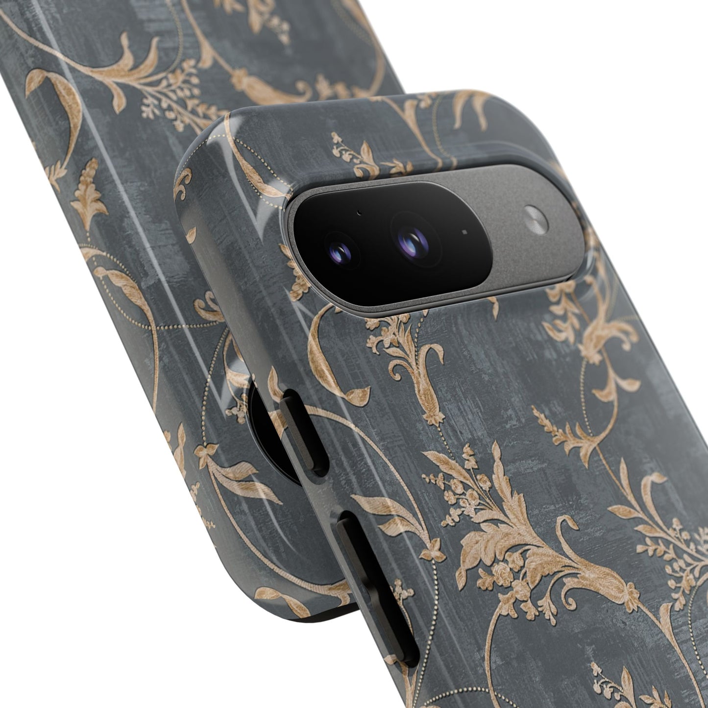 Old-Fashioned Flower Phone Case – Aesthetic Protective Cover for iPhone & Samsung - JGUS