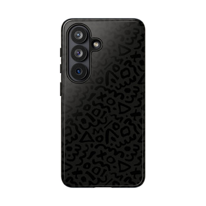 Retro Geometric Vibes Phone Case – 80s 90s Vintage Abstract Pattern for iPhone & Samsung - JGUS