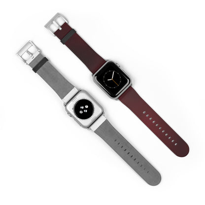 Vintage Burgundy Cherry Apple Watch Band – Sustainable, Stylish, and Comfortable