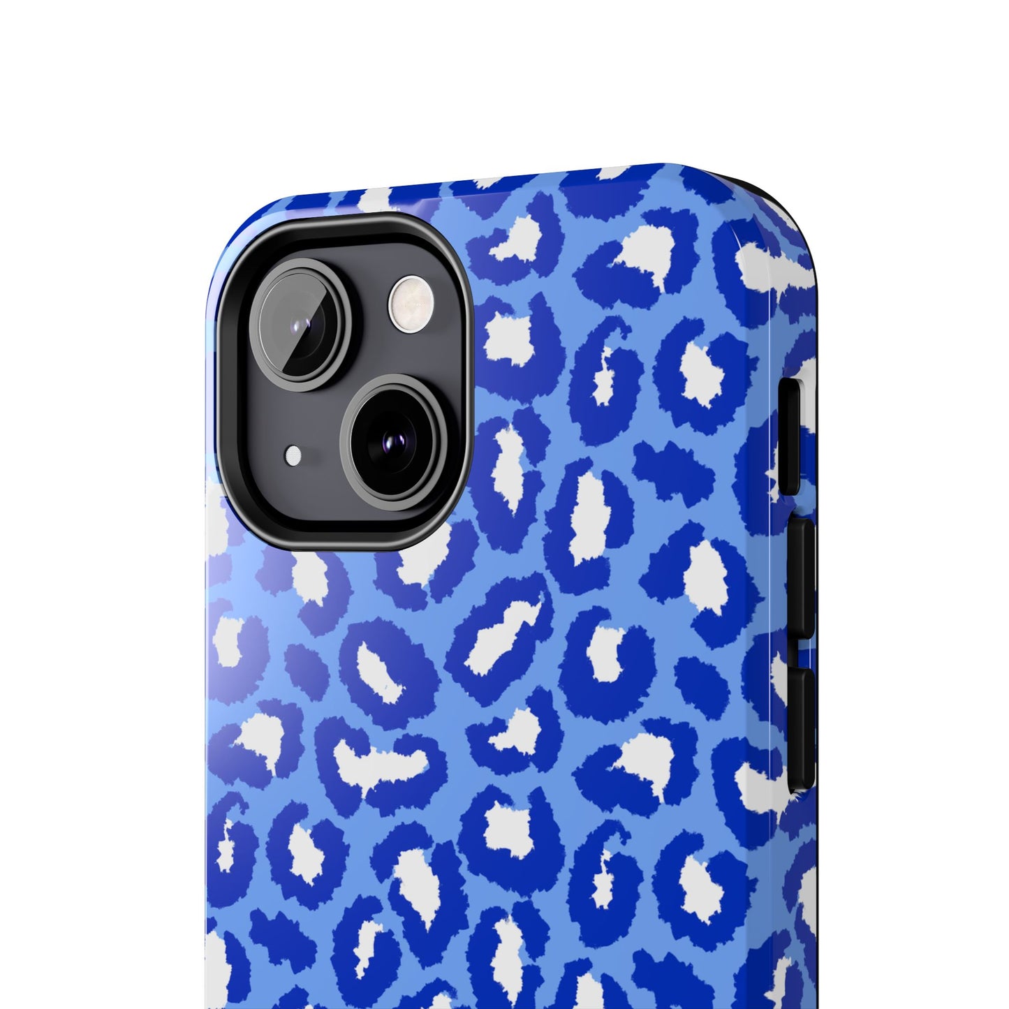 Leopard Vibes - Blue Edition Phone Case for iPhone & Samsung - Stylish & Durable Animal Print Case
