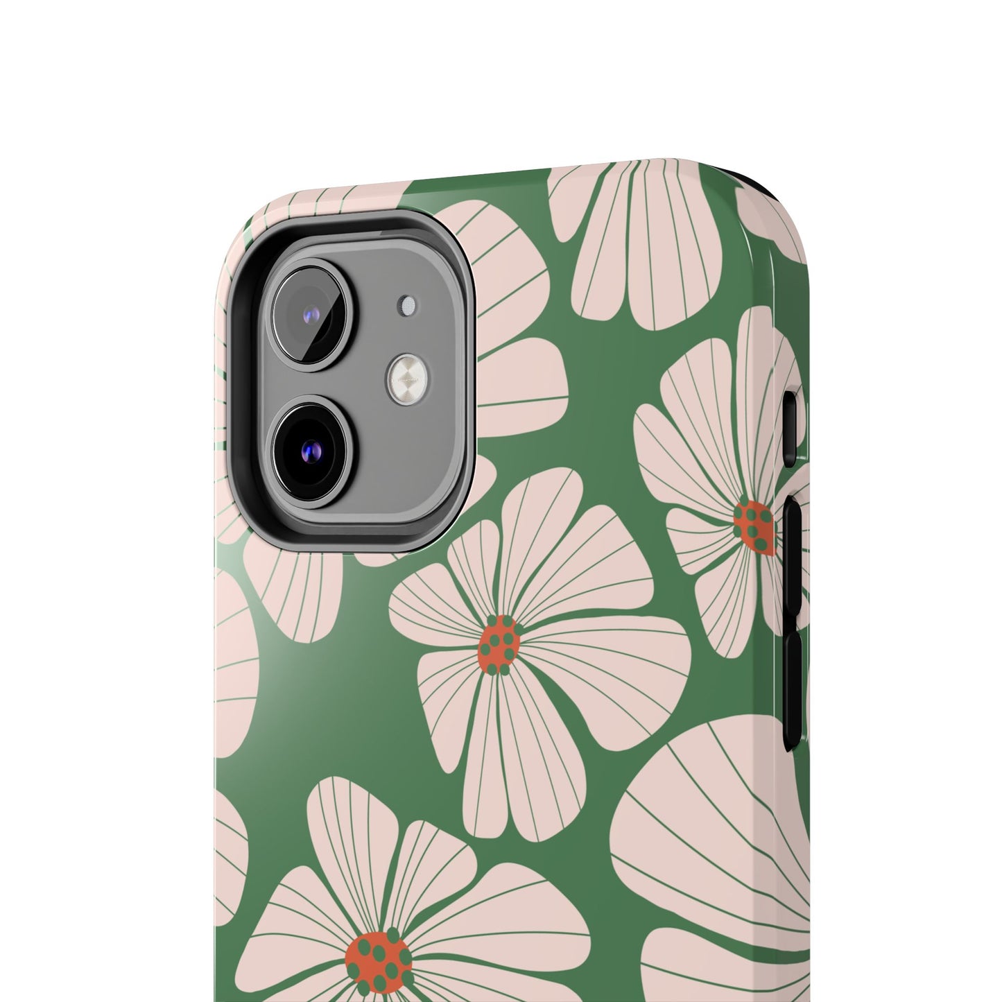 Retro Floral Abstract Phone Case – Vintage 70s & 80s Aesthetic for iPhone & Samsung