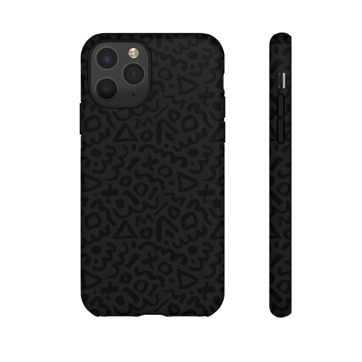 Retro Geometric Vibes Phone Case – 80s 90s Vintage Abstract Pattern for iPhone & Samsung - JGUS