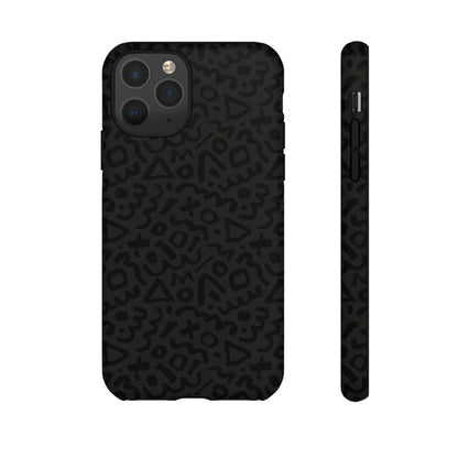 Retro Geometric Vibes Phone Case – 80s 90s Vintage Abstract Pattern for iPhone & Samsung - JGUS
